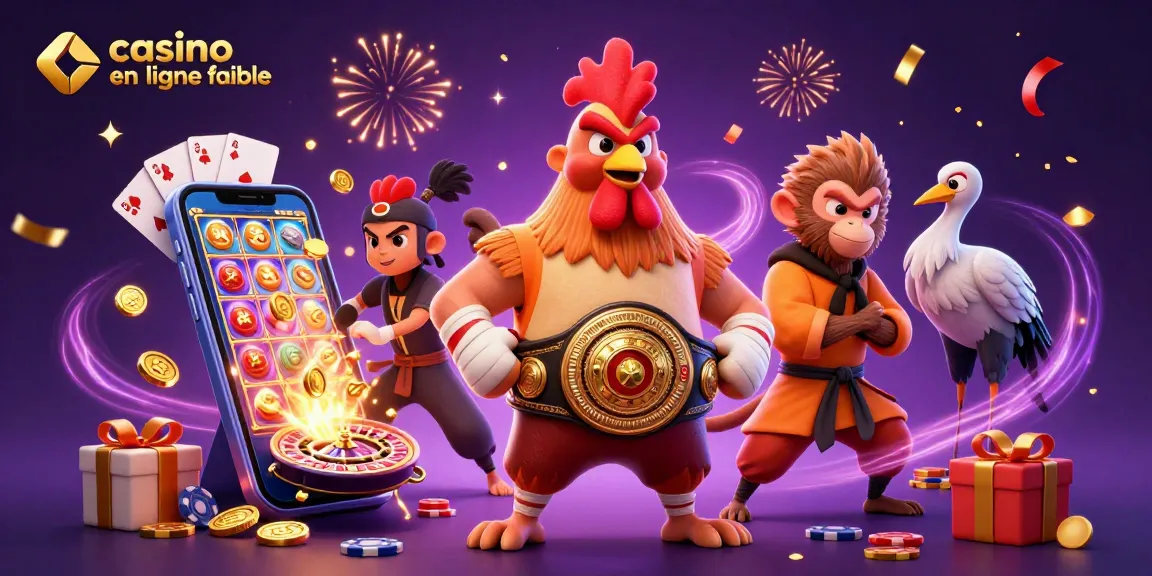 Gagnez gros au casino en ligne fiable avec des machines à sous colorées, des pièces d'or et des éléments de jeu passionnants.