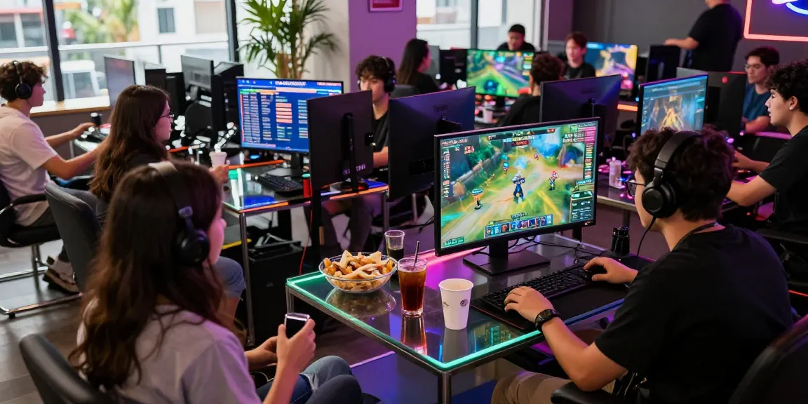 Dynamic gaming community scene showcasing RTP NAGA2000 updates and excitement.
