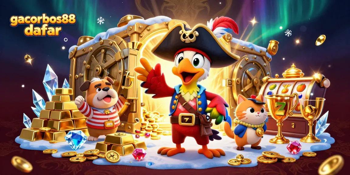 Engage with gacorbos88 daftar as a pirate crew uncovers treasure with captivating 3D elements