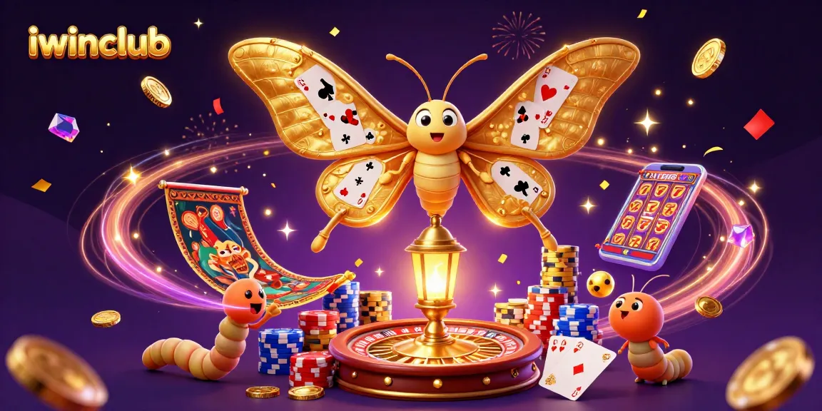 Experience thrilling gaming at iwinclub with vibrant casino elements and captivating characters.