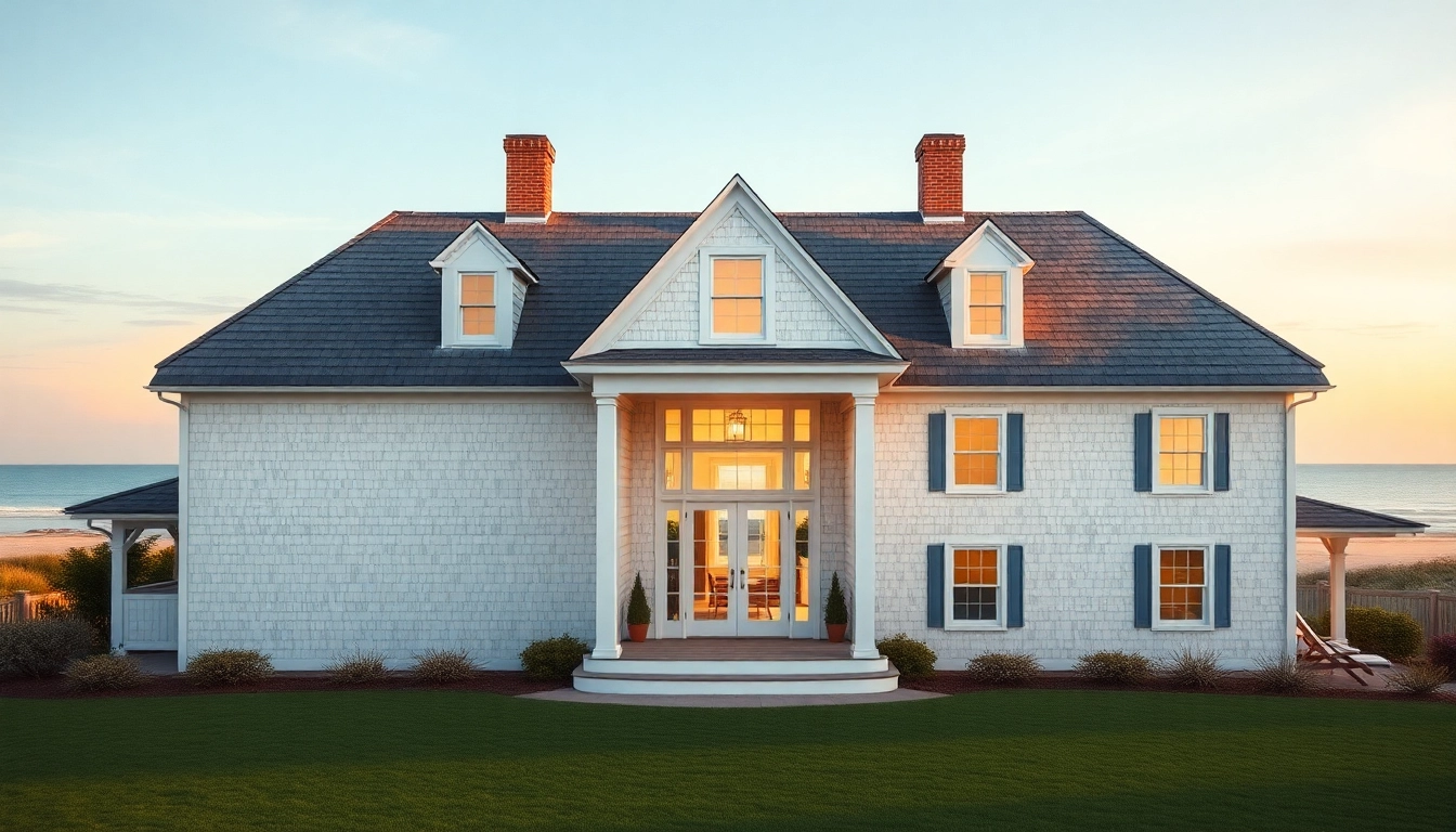Cape Cod homes elegantly enhance coastal living with inviting architecture.