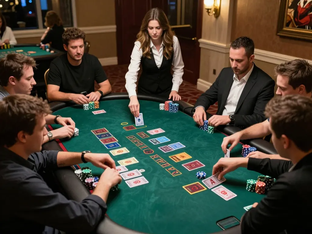 Experience a thrilling blackjack game at DN88 with players strategically placing bets