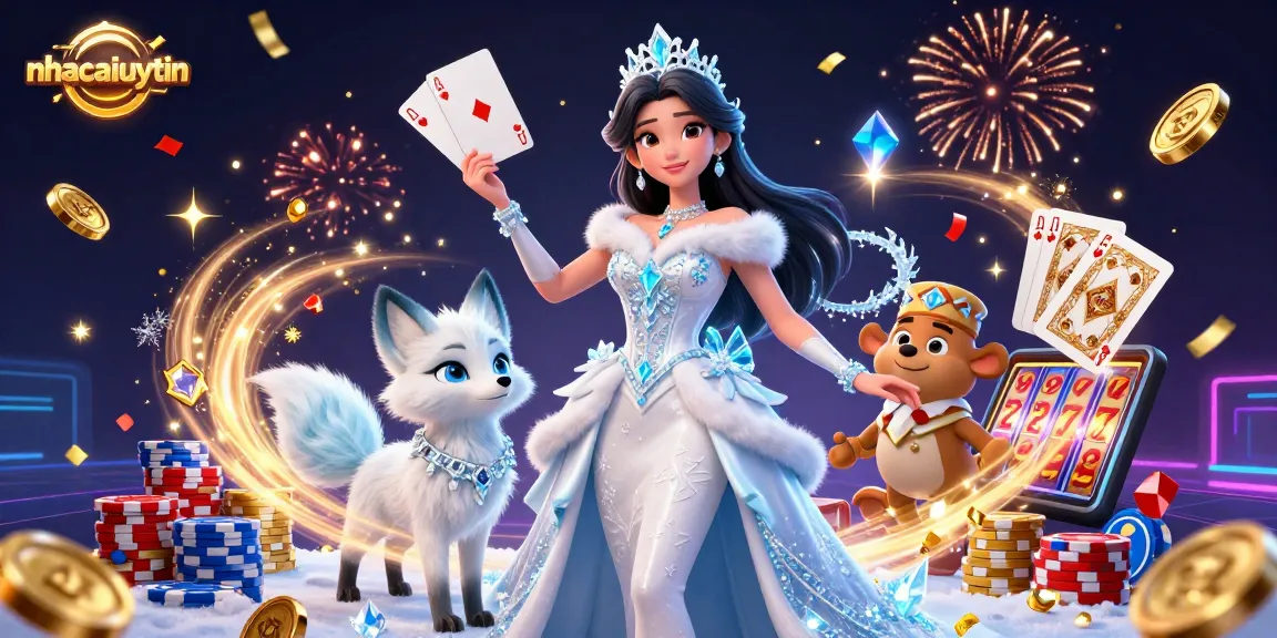 Experience the thrill of nhacaiuytin with festive gaming elements and enchanting characters.