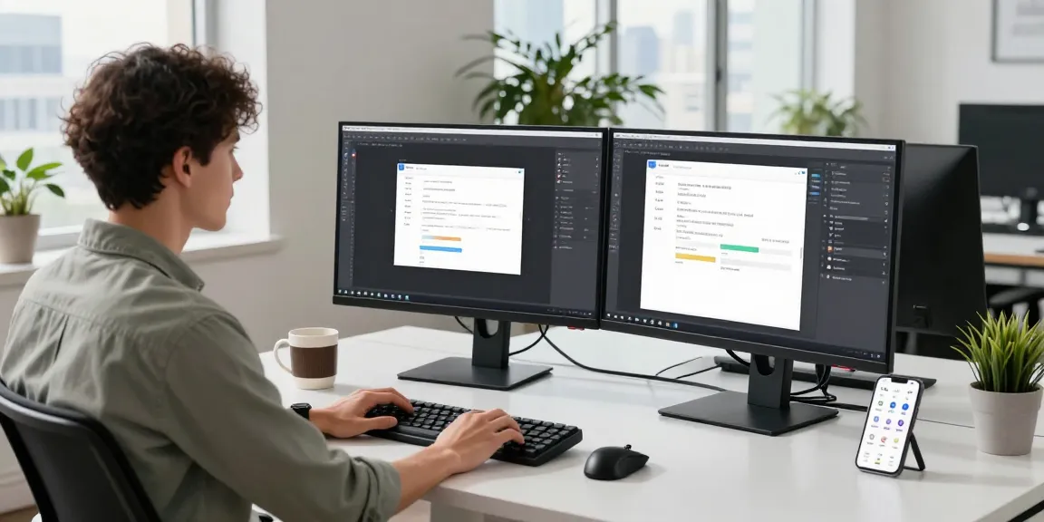 Efficient workspace showcasing 截图软件下载 in use on high-resolution screens, highlighting innovative tech productivity and design.
