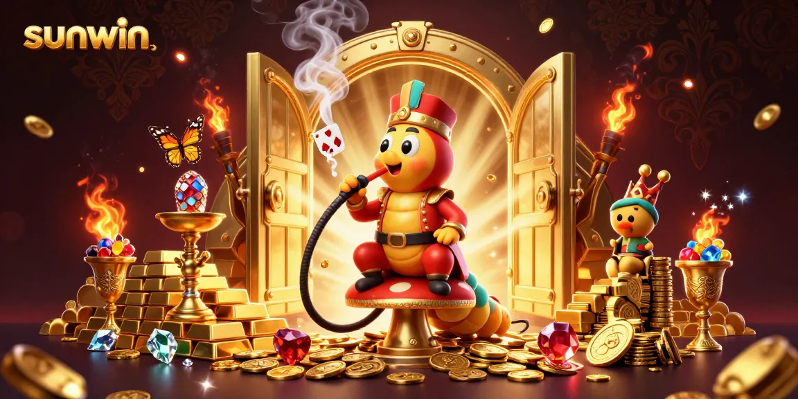 Engage with sunwin's vibrant casino experience through an enchanting 3D illustration capturing the thrill of gaming.