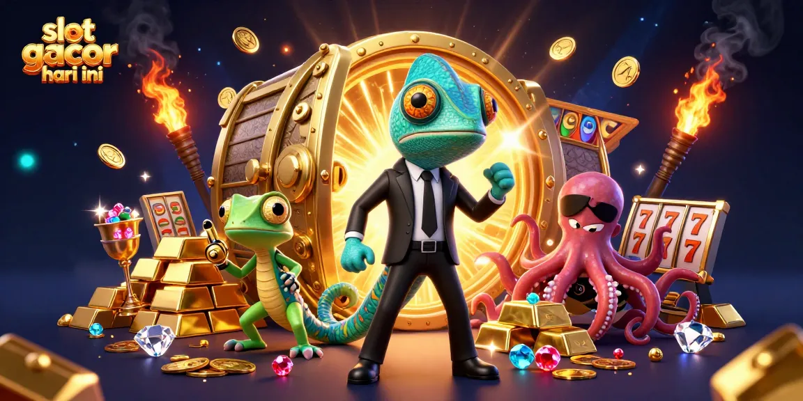 Slot gacor hari ini menikmati pengalaman bermain seru dengan bunglon, gecko, dan gurita di kasino.