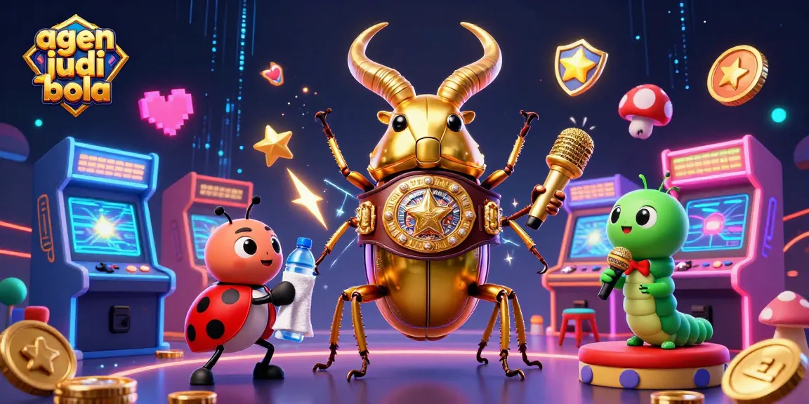 Experience thrilling sports betting with agen judi bola amidst a vibrant casino ambiance.