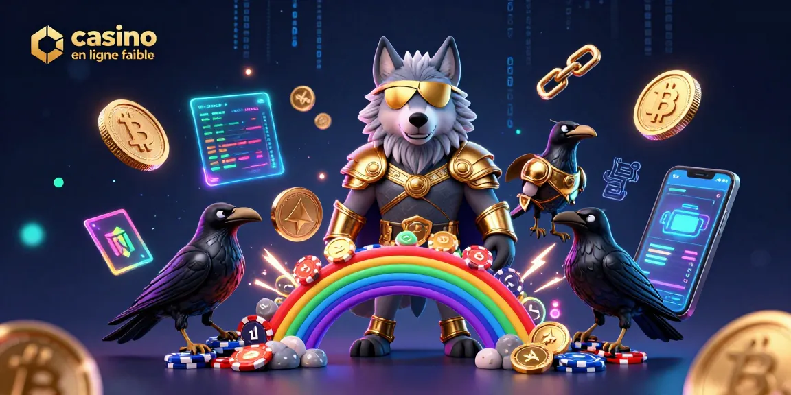 Participez à l'excitation du casino en ligne fiable avec des personnages dynamiques inspirés de la mythologie nordique et des éléments numériques lumineux.
