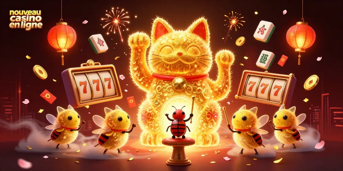 Jouez sur un nouveau casino en ligne avec le chat chanceux et des éléments de jeu captivants
