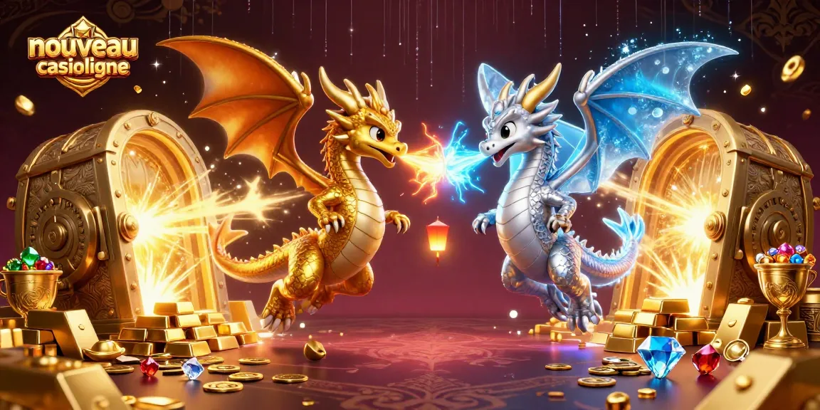 Profitez de l'expérience d'un nouveau casino en ligne avec des dragons en 3D et des trésors scintillants.