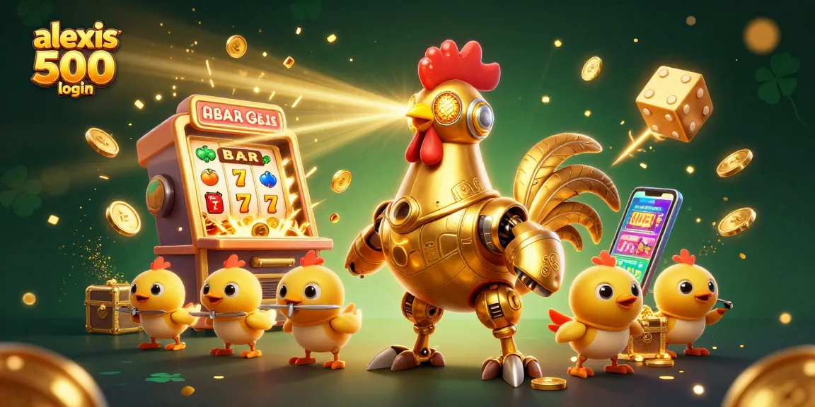 Experience the thrill of alexis 500 login with our vibrant illustration of a casino adventure.